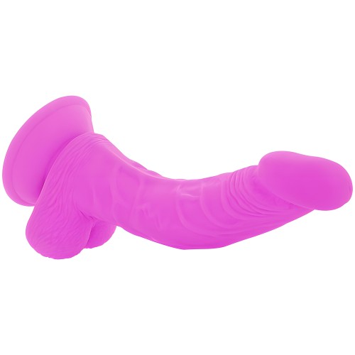 Diversia Realistic Flexible Dildo with Vibration Lilac 21.5 cm