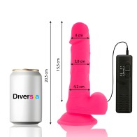 Dildo Realístico Flexible Con Vibración Rosa