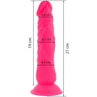 Dildo Realístico Flexible Con Vibración Rosa