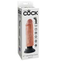 King Cock Dildo Vibrador 15.24 Cm