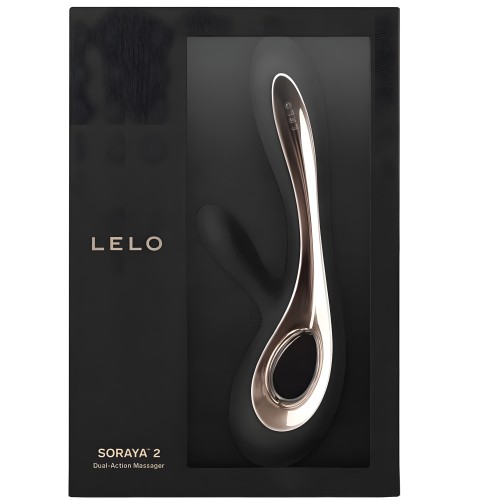 Soraya 2 Black Rabbit Vibrator by Lelo