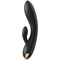 Satisfyer Double Flex Vibrator App Black