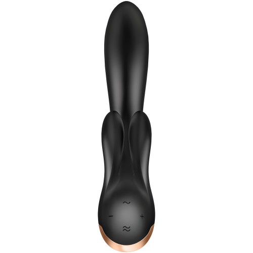 Satisfyer Double Flex Vibrator App Black