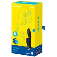 Satisfyer - Double Flex Vibrador App Negro