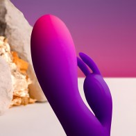 Rocks-Off - Glo- Girl Vibrador Rabbit Morado