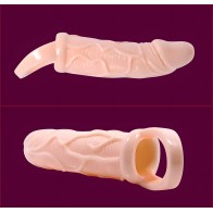 Baile - Funda Extensora Pene Con Vibración Y Strap Para Testículos 13.5 Cm