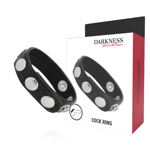 Darkness Leather Erections Ring