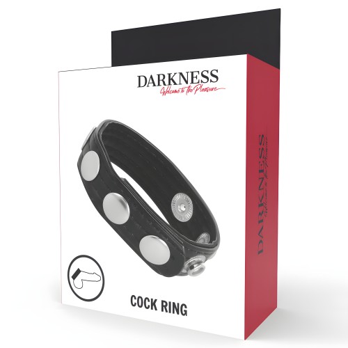 Darkness Leather Erections Ring