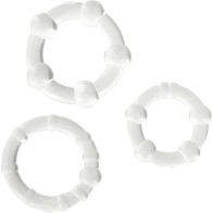 Set of Three Transparent Penis Rings by Seven Creations