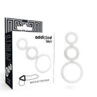 Addicted Toys Set Anillos Clear