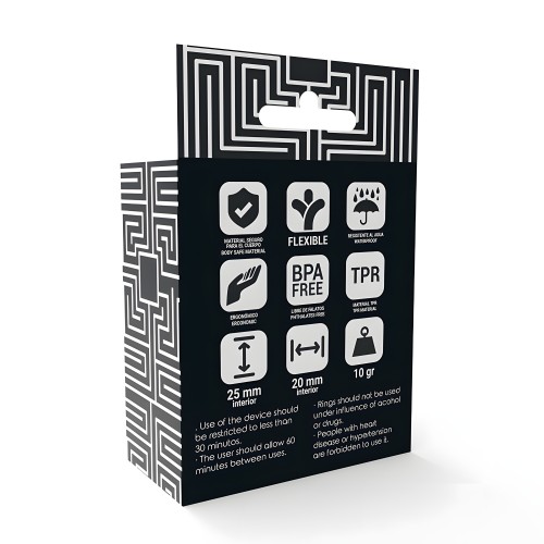 Addicted Toys - Set 3 Anillos Pene Negro