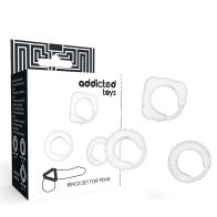 Addicted Toys Clear Cock Ring Set