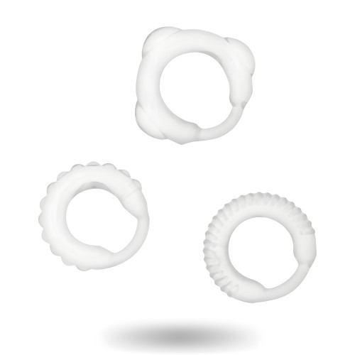 - Set 3 Anillos Pene Clear