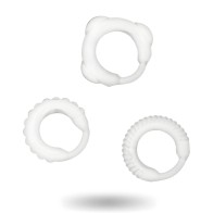 Addicted Toys Clear Cock Ring Set
