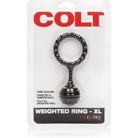Colt Silicone Penis Ring XL with Weight