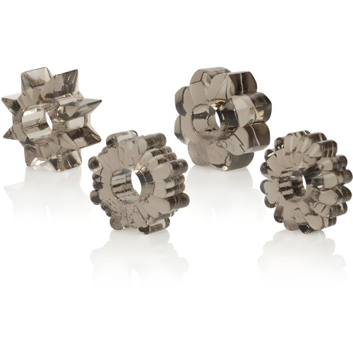 Basic Essentials - 4 Penis Rings Set