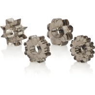 Basic Essentials - 4 Penis Rings Set