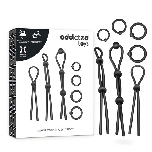 - Kit De 7 Anillas Silicona Flexible