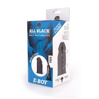 All Black E-boy Masturbator