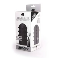 All Black Bumpy Masturbator