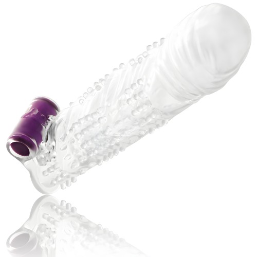 Textured Penis Sleeve with Vibrator