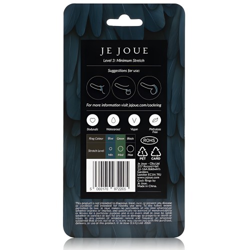 Je Joue Blue Silicone Ring