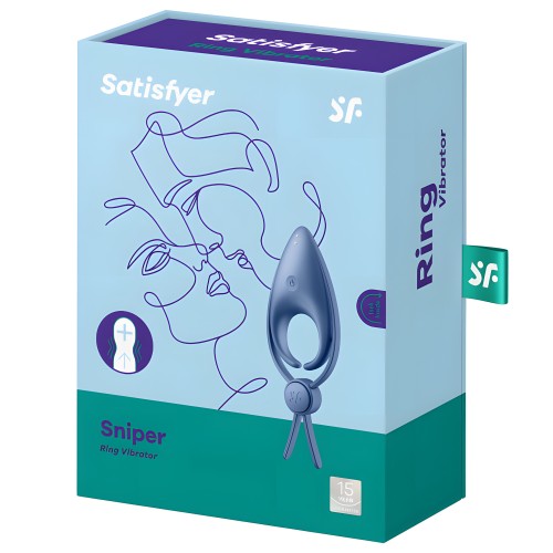 Satisfyer - Sniper Anillo Vibrador Azul