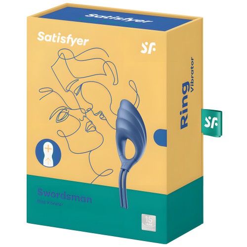 Satisfyer Swordsman Vibrating Ring Blue