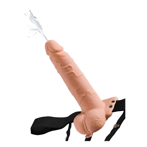 Fetish Fantasy Series - Arnés Ajustable Pene Realístico Con Testículos Squirting 19 Cm