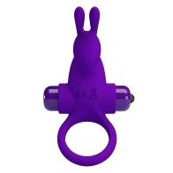 Pretty Love Vibrating Ring for Penis Purple