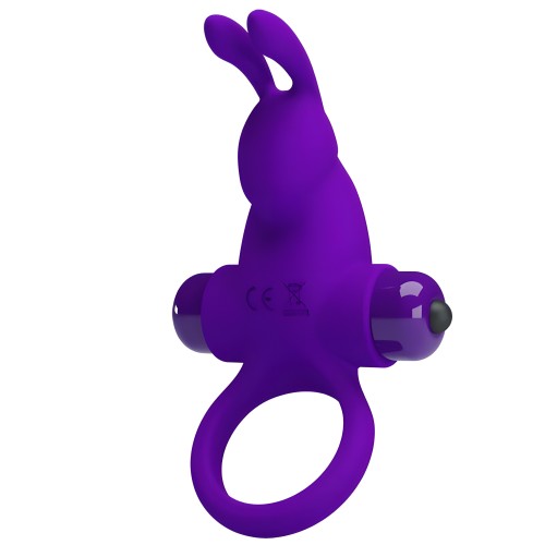 Pretty Love Vibrating Ring for Penis Purple