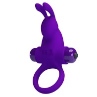 Anillo Vibrador Pretty Love Para Pene Morado