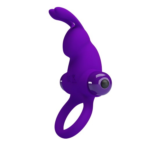 Anillo Vibrador Pretty Love Para Pene Morado