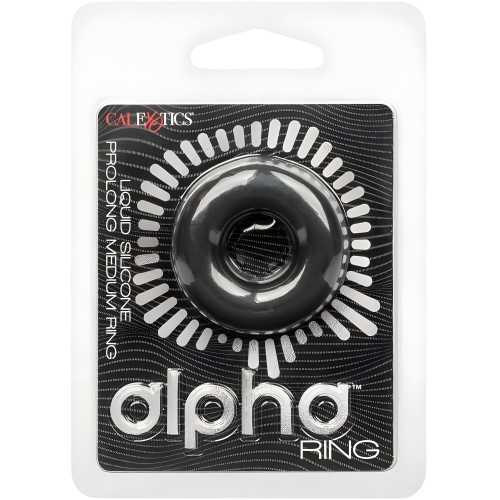 Calexotics - Alpha Prolong Medium Ring Black