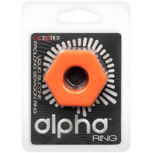 Calexotics - Alpha Prolong Sexagon Ring Orange