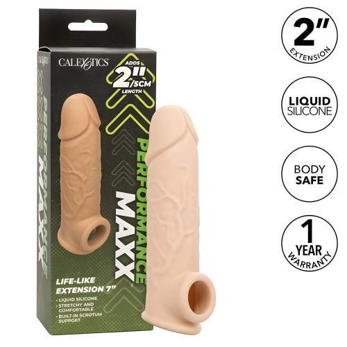 Calexotics Performance Maxx Extensión Realista 7 Piel Claro
