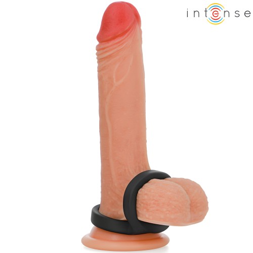 Intense Bobby Double Cock Ring Black