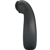 - Dahlia Anillo Vibrador + Estimulador De Clítois 12 Vibraciones Negro