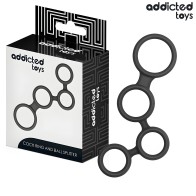 Penis Ring with Testicle Dividers by Addicted Toys
