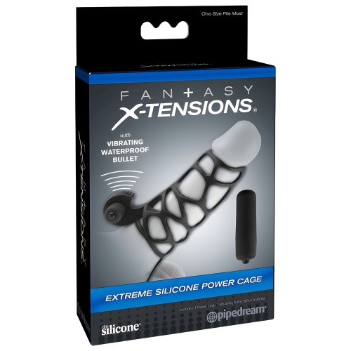 Fantasy X-tensions - Silicone Penis Sleeve with Vibrator