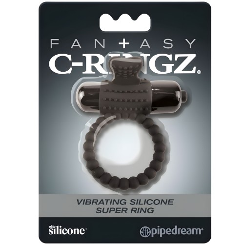 Fantasy C-ringz Black Silicone Vibrating Ring