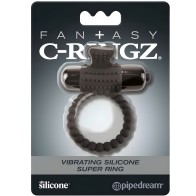Fantasy C-ringz Black Silicone Vibrating Ring