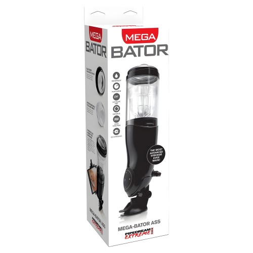 Pdx Mega Bator USB Masturbador Masculino Ano Negro