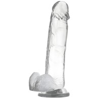 Clear Realistic Dildo - 22 cm