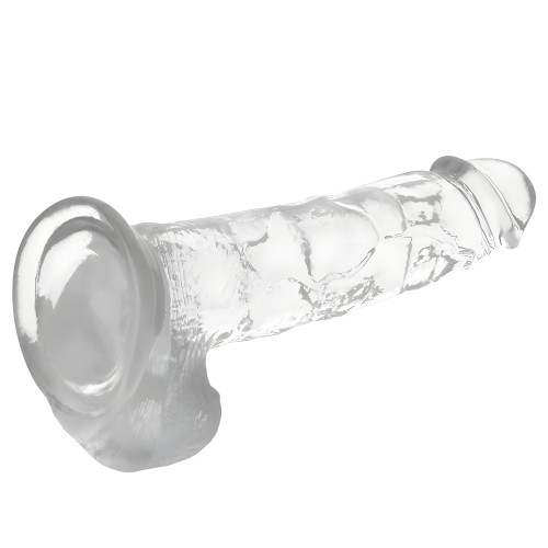 Clear Dildo Realista Transparente 22 Cm -o- 4.6 Cm