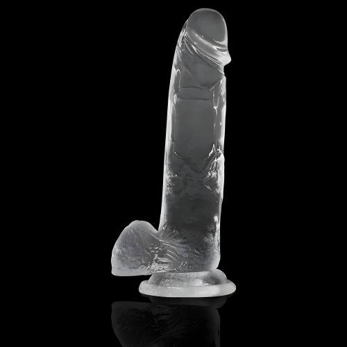 Clear Dildo Realista Transparente 22 Cm -o- 4.6 Cm