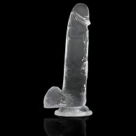 Clear Realistic Dildo - 22 cm