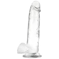 Clear Realistic Dildo - 22 cm