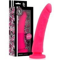 Delta Club - Dildo Realista Rosa Silicona Medica 20 Cm -o- 4 Cm