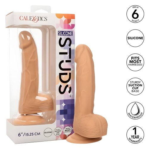 Calexotics Realistic Silicone Studs 6 Inch